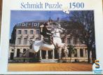 Schmidt puzzel 1500 Paard weense rijschool, Ophalen, 500 t/m 1500 stukjes, Gebruikt, Legpuzzel