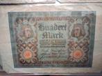 100 Mark 1920, Postzegels en Munten, Duitsland, Ophalen of Verzenden