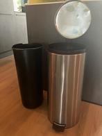 Brabantia prullenbak 23-30 L, Huis en Inrichting, Ophalen, Gebruikt, Met pedaal, 50 tot 75 cm