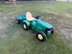Te koop john deere traptrekker met kar, Kinderen en Baby's, Speelgoed | Buiten | Voertuigen en Loopfietsen, Ophalen of Verzenden
