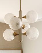 Kaiser Leuchten Hanglamp - 6 Glazen Bollen, Ophalen, Gebruikt, Glas, 50 tot 75 cm