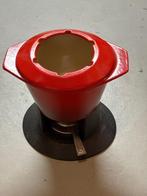 gietijzeren set voor vleesfondue, Ophalen, Gebruikt