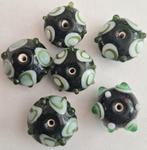 Italiaanse lampwork glas kralen 2 cm 2, Verzenden, Nieuw, Kraal