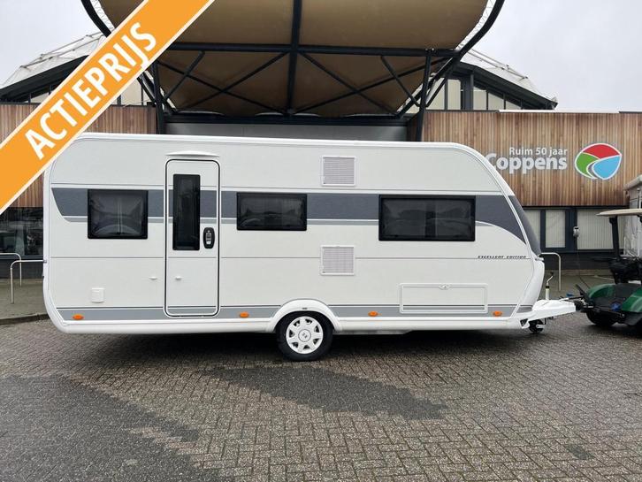 Hobby 495 UL Excellent Edition 2025 ACTIE!, Caravans en Kamperen, Caravans, Bedrijf, tot en met 4, 1000 - 1250 kg, Standaardzit
