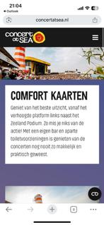 Comfort kaarten concert at sea 27-6-2025!, Twee personen