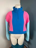 Lucy & yak kort fleece trui m roze blauw, Kleding | Dames, Maat 38/40 (M), Lucy&yak, Ophalen of Verzenden, Zo goed als nieuw
