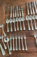 Verzilverd bestek Haags lofje, Ophalen of Verzenden, Zo goed als nieuw, Vaatwasserbestendig, Zilver