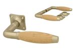 Tonmodel deurklink beuken matnikkel, Ophalen of Verzenden, Nieuw, Rvs, Klink of Kruk