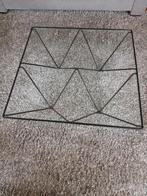 Paolo Piva Alanda glazen salontafel, Huis en Inrichting, Ophalen, Gebruikt, 100 tot 150 cm, 50 tot 100 cm