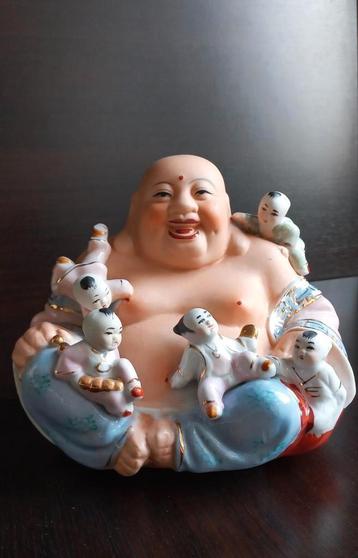 Uongfi Boeddha Delicaat Chinees keramiek Kleurrijke Nr.3 beschikbaar voor biedingen