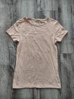 Prachtig lichtoranje shirt, maat S. Basic shirt stretch., Onb, Oranje, Ophalen of Verzenden, Korte mouw