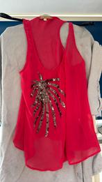 Top, Kleding | Dames, Tops, Bella Ragazza, Roze, Zonder mouw, Gedragen