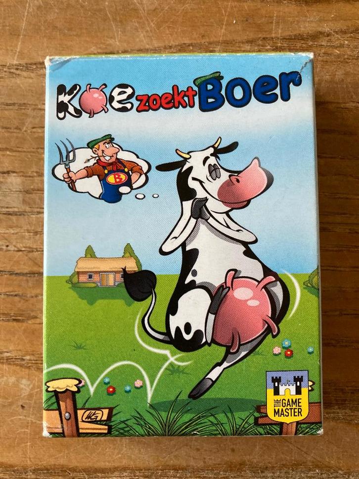 The Game Master - Koe zoekt boer (2-5 spelers, 8+jaar) zgan, Hobby en Vrije tijd, Gezelschapsspellen | Kaartspellen, Zo goed als nieuw