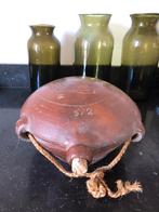 Antieke  aardewerk veldfles, Antiek en Kunst, Verzenden