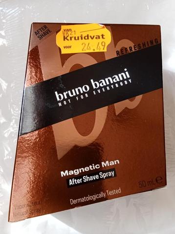 Bruno Banani Magnetic Man After Shave Spray - 50ml Nieuw beschikbaar voor biedingen