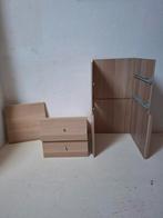 Kallax inzet deurtje en laatjes., Ophalen, Minder dan 50 cm, Gebruikt, 1 of 2 laden