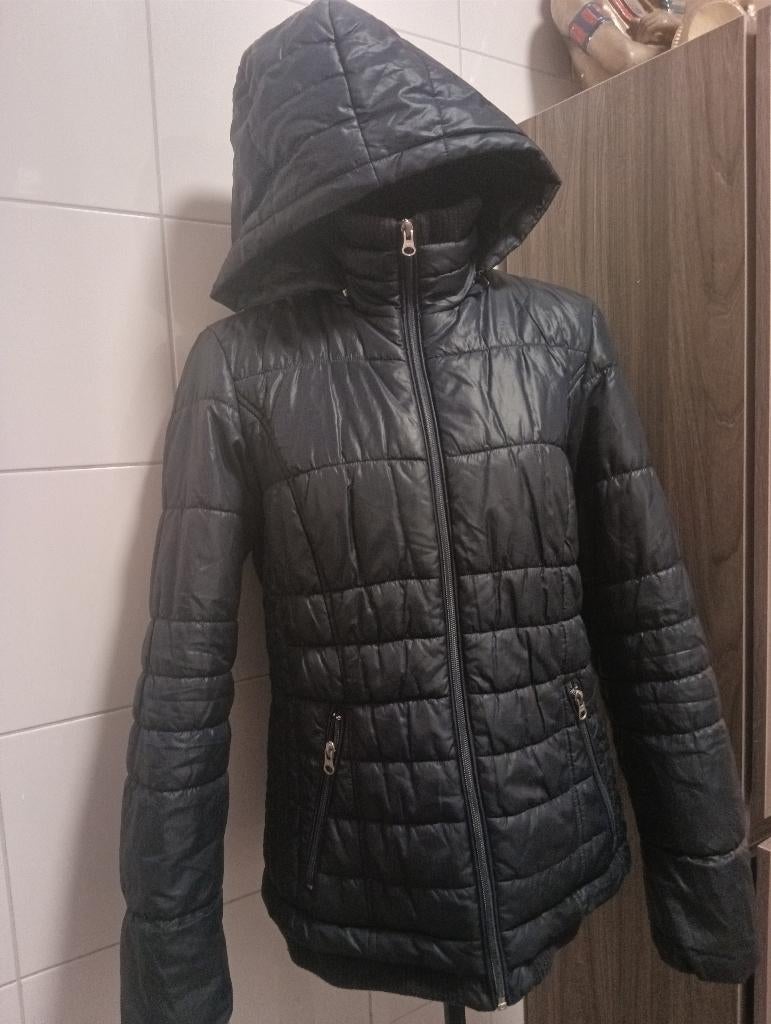 Yessica Outerwear C&A Donkerblauwe Gewatteerde Jas Maat 38 M, Kleding | Dames, Jassen | Winter, Maat 38/40 (M), Blauw, C&A Yessica