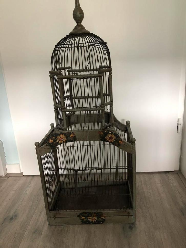 Antieke Vogelkooi Decoratie, Antiek en Kunst, Antiek | Woonaccessoires, Ophalen