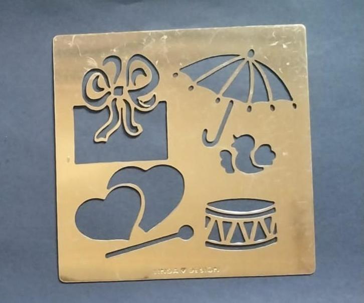 embossing mal Linda design, Hobby en Vrije tijd, Kaarten | Zelf maken, Gebruikt, Pons of Mal, Overige thema's, Ophalen of Verzenden