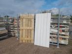 Tafelbladen, vlonder, Schotten van tuinhout, Tuin en Terras, Tuinhekken en Hekwerk, Ophalen, Gebruikt, Hout, Tuinhek
