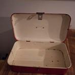 Broodtrommel emaille rood gebruikte staat, Antiek en Kunst, Ophalen of Verzenden