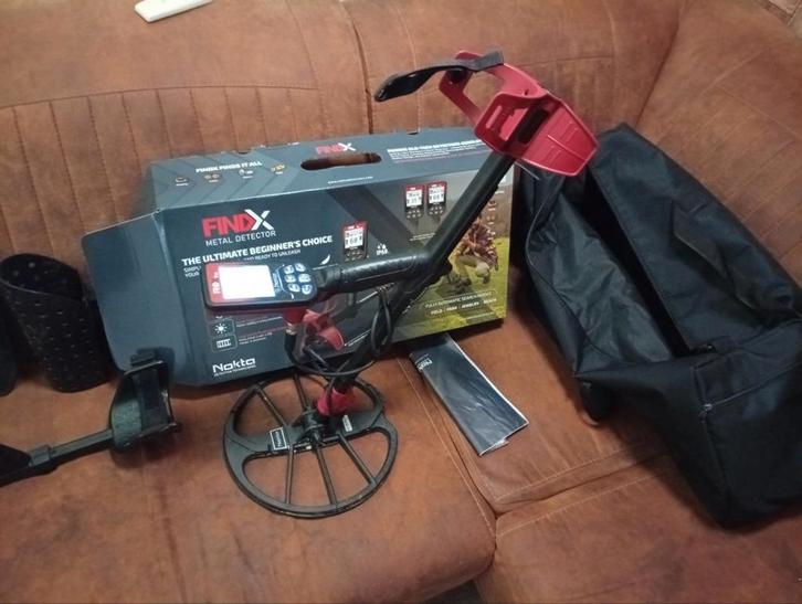 2x z.g.a.n metaaldetectors met behoren ..nokta findx pro/ode, Hobby en Vrije tijd, Metaaldetectors, Zo goed als nieuw, Ophalen