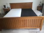 tweepersoons bed, 80 cm, Gebruikt, Hout, Ophalen