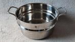 TOPSTAAT WMF stoominzet - diameter pan 24cm, Ophalen of Verzenden, Zo goed als nieuw, Rvs, Overige typen