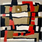 Abstract zonder titel, Antiek en Kunst, Kunst | Schilderijen | Modern, Ophalen of Verzenden