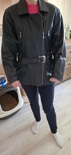 Leren jas zwart, Ophalen, Zo goed als nieuw, Zwart