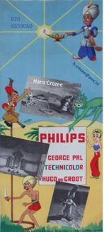 zoek affiche poster radio Philips cavalcade George Pal 1938, Verzenden, A1 t/m A3, Film en Tv, Rechthoekig Staand