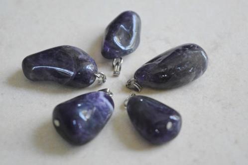 Amethist hangers, Sieraden, Tassen en Uiterlijk, Edelstenen, Nieuw, Ophalen of Verzenden