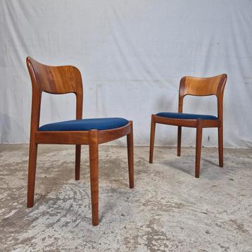 2x Koefoed, John Mortensen 'Ole' eetkamerstoel vintage Deens beschikbaar voor biedingen