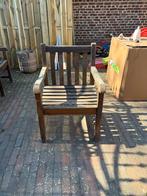 4 hardhouten buitenstoelen, Ophalen, Hout