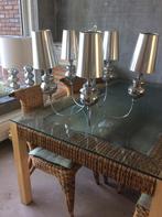 Moderne kroonluchter, Huis en Inrichting, Lampen | Kroonluchters, Ophalen of Verzenden, Gebruikt, Metaal