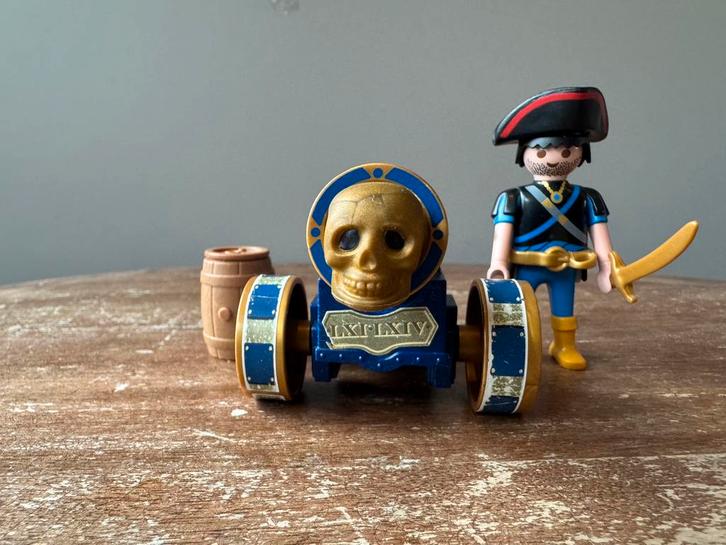 Playmobil - kanon en piraat, Kinderen en Baby's, Speelgoed | Playmobil, Gebruikt, Los playmobil, Ophalen of Verzenden