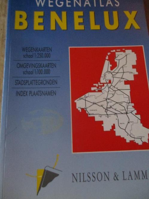 Auto-atlas Benelux + Nord- pas de Calais; wegenkaarten, Boeken, Atlassen en Landkaarten, Gelezen, Overige typen, België of Luxemburg