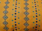 kussen oranje retro stof groot, Huis en Inrichting, Woonaccessoires | Kussens, Ophalen of Verzenden