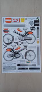 Puch  VS50D 1972  bouwplaat, Fietsen en Brommers, Handleidingen en Instructieboekjes, Ophalen of Verzenden