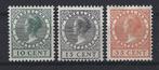 NVPH 136 - 138 Postfris Wilhelmina 1924 OUD NEDERLAND p/stuk, Postzegels en Munten, Postzegels | Nederland, Verzenden, T/m 1940