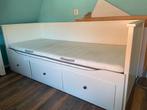 Wit Eenpersoonsbed met Lades ( ikea), Huis en Inrichting, Ophalen, Gebruikt, 90 cm, Eenpersoons