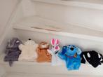 6 stuks dieren hand poppen, Ophalen of Verzenden, Zo goed als nieuw, Overige typen