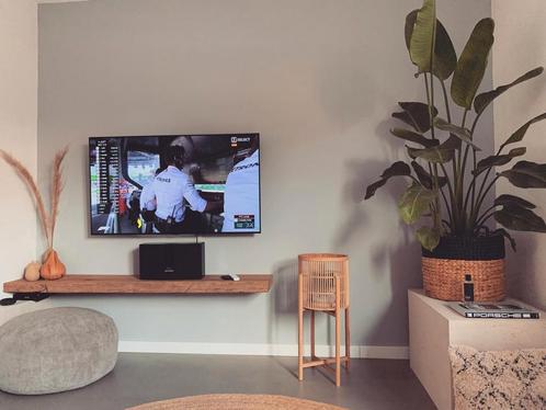 Rustieke Wandplank - Massief Hout, Huis en Inrichting, Woonaccessoires | Wandplanken en Boekenplanken, Zo goed als nieuw, Ophalen