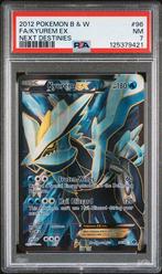 Kyurem EX Full art Next Destinies PSA 7 black and white 2012, Ophalen of Verzenden, Zo goed als nieuw, Losse kaart