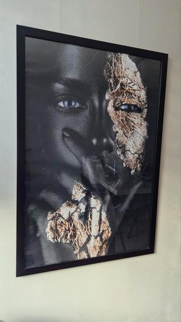 Poster met zwarte lijst - 90x120 cm beschikbaar voor biedingen
