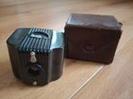Vintage Compact Camera baby brownie bakeliet met lederen tas, Ophalen of Verzenden, Gebruikt, Compact, Overige Merken
