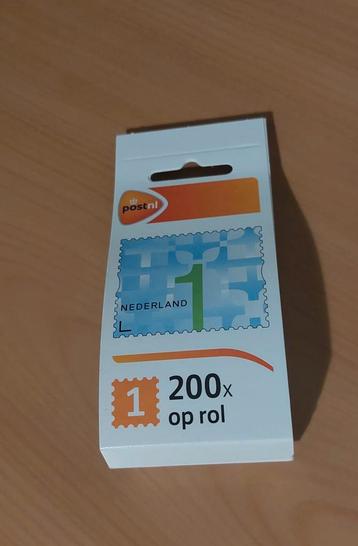 Rol PostNl Postzegels Nederland 200x1 op rol beschikbaar voor biedingen