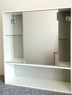 Badkamer kastje met 1 spiegel deurtje en bevestiging beugels, Huis en Inrichting, Badkamer | Badkamermeubels, Ophalen, Spiegelkast