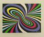 schilderij op doek met acryl, zelf geschilderd, Antiek en Kunst, Ophalen