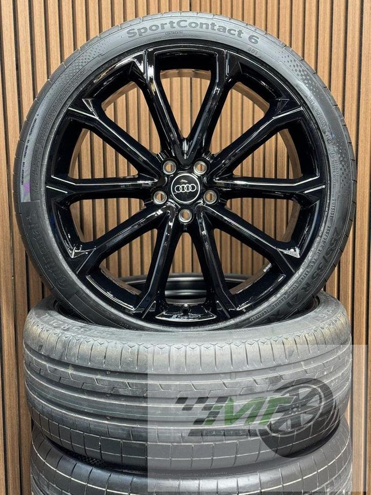 21" Audi RSQ3 Q3 Sportback POLYGON BLACK 255 35 BTW OEM, Auto-onderdelen, Banden en Velgen, Banden en Velgen, Zomerbanden, 21 inch